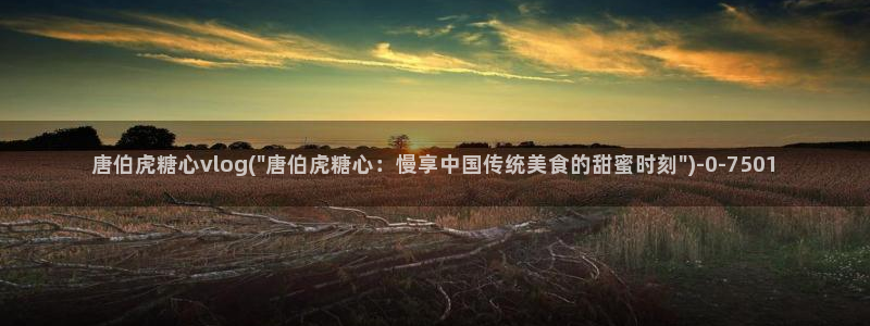 糖心vlog小站：唐伯虎糖心vlog(\