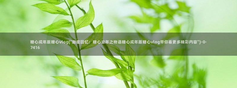 糖心vlog 下载
